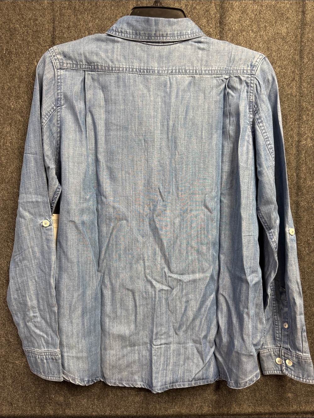 Coolibar Light Denim Long-Sleeve Shirt - Light Blue - Picture 3 of 10